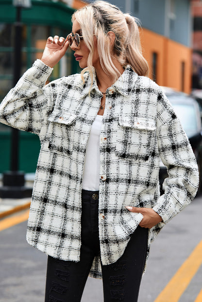 Oversized Plaid Flannel Shacket