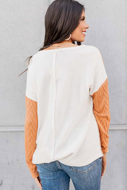 Textured Knit Top