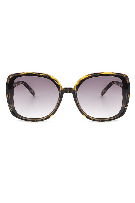 Gafas de sol retro de moda de gran tamaño y cuadradas para mujer