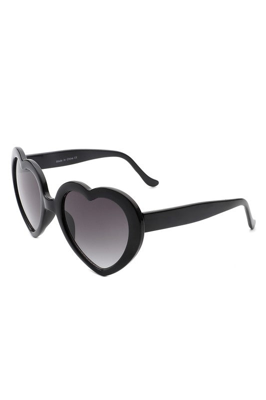 Gafas de sol de moda con forma de corazón y diseño divertido y moderno