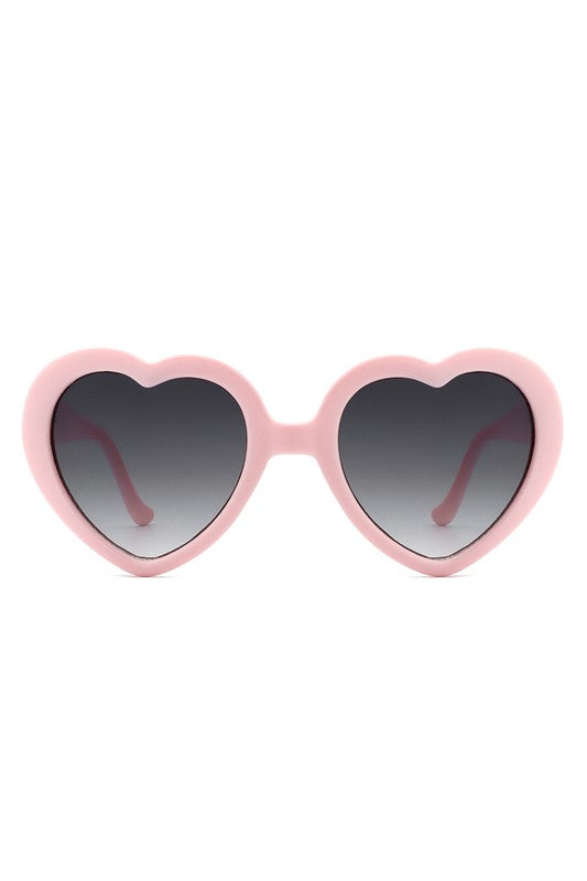 Gafas de sol de moda con forma de corazón y diseño divertido y moderno