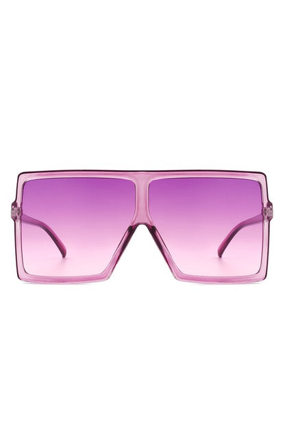 Gafas de sol cuadradas de gran tamaño y tintadas para mujer