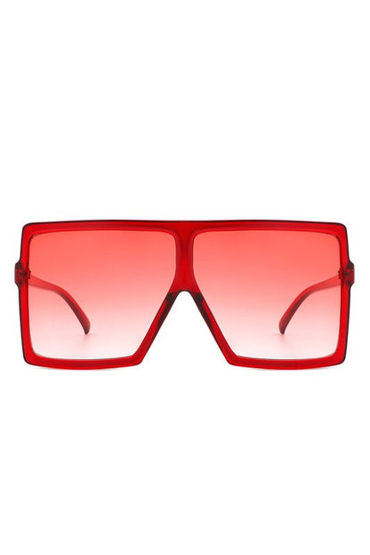 Gafas de sol cuadradas de gran tamaño y tintadas para mujer