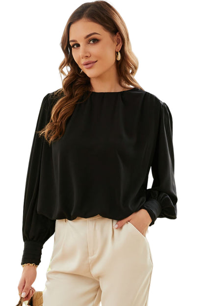 Pleated Loose Blouse