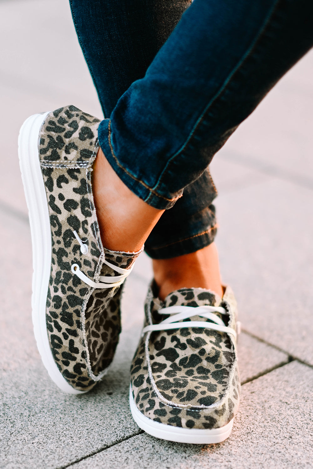 Leopard Slip-On Shoes