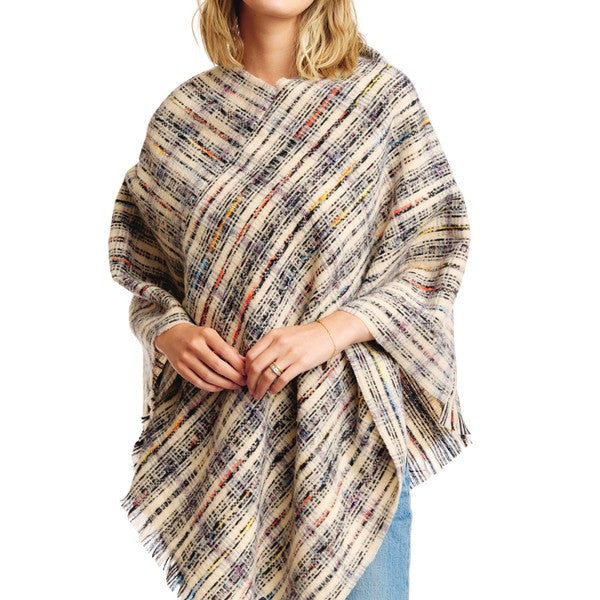 Poncho de lujo Tweed Please