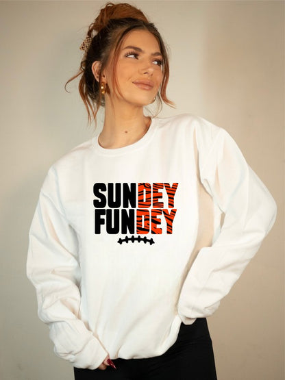 Sudadera con capucha para el día del partido de Sundey Fundey