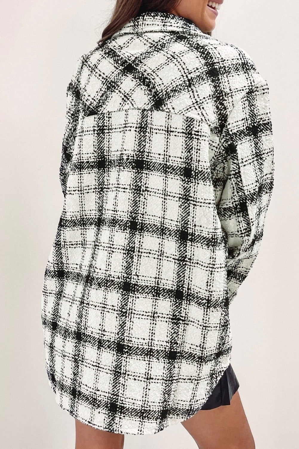 Oversized Plaid Flannel Shacket