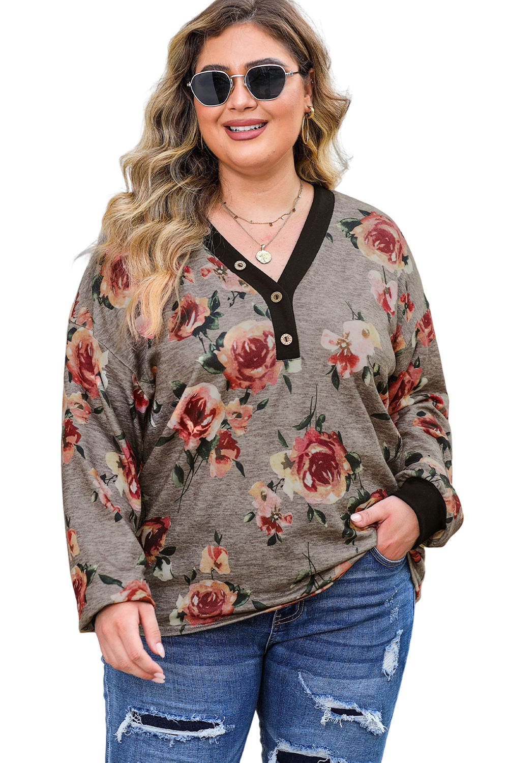 Long Sleeve FloralTop