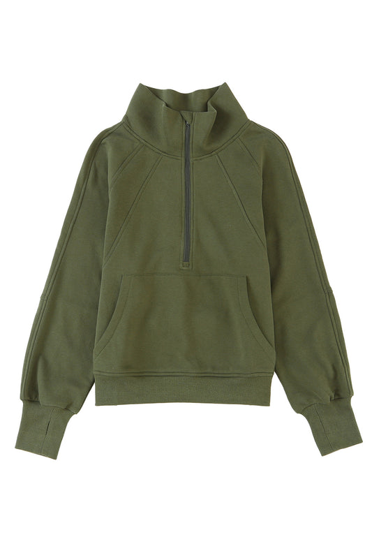 Sudadera con cuello y cremallera 