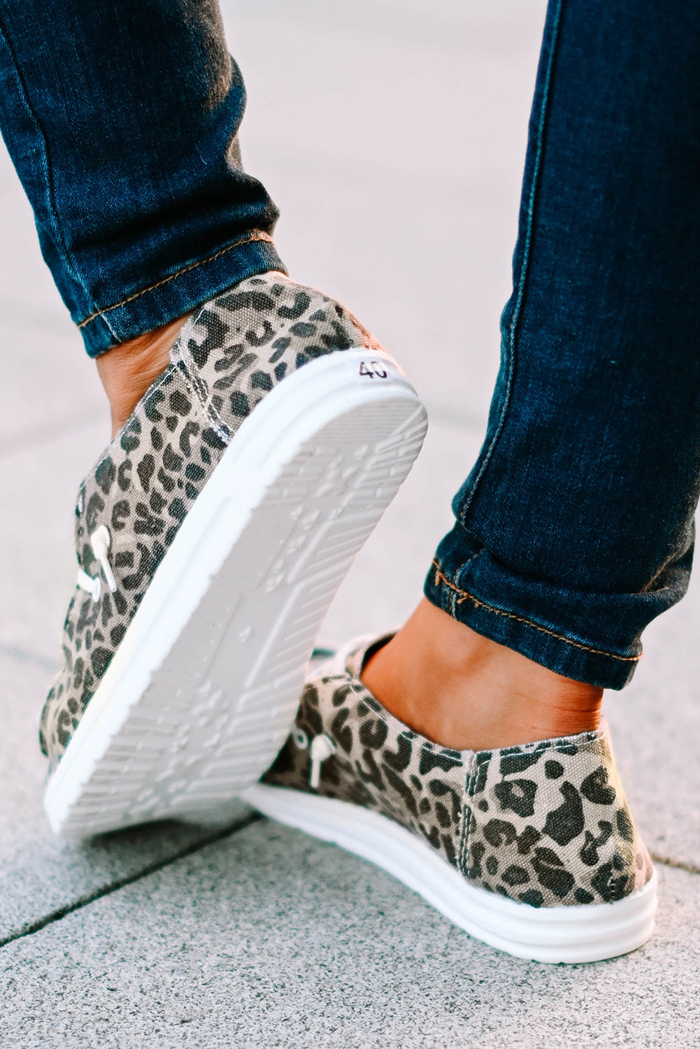 Leopard Slip-On Shoes