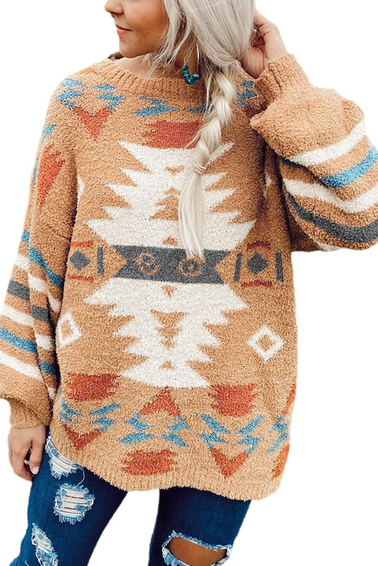 Knitted Aztec Sweater