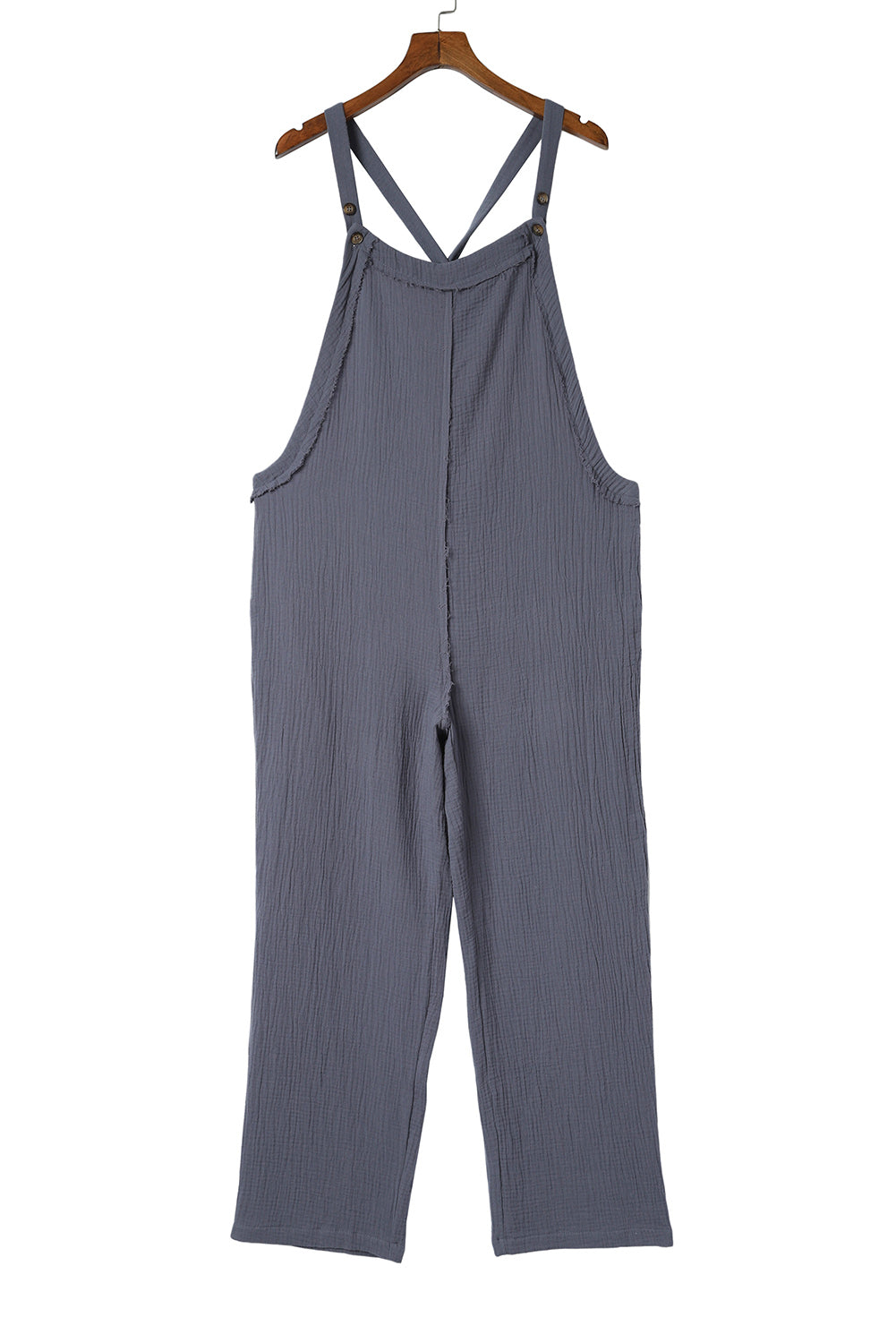 Distressed Trim Jumpsuit