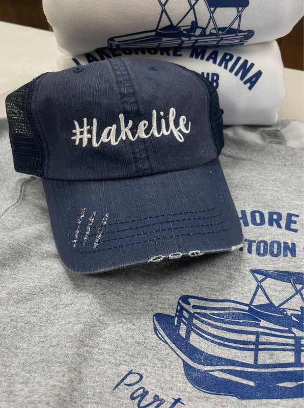 Gorra de camionero bordada Lakelife