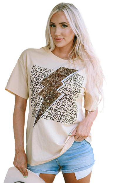 This Graphic Tee from Moodz Boutique is a bright idea! It's a loose-fit style so you get the bright colors and comfy fit all in one. The Lightning strikes twice!