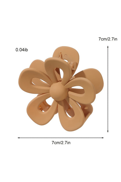 Pinza con forma de flor ahuecada y forma de camello