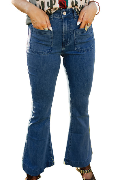 Vintage Casual Flared Jeans