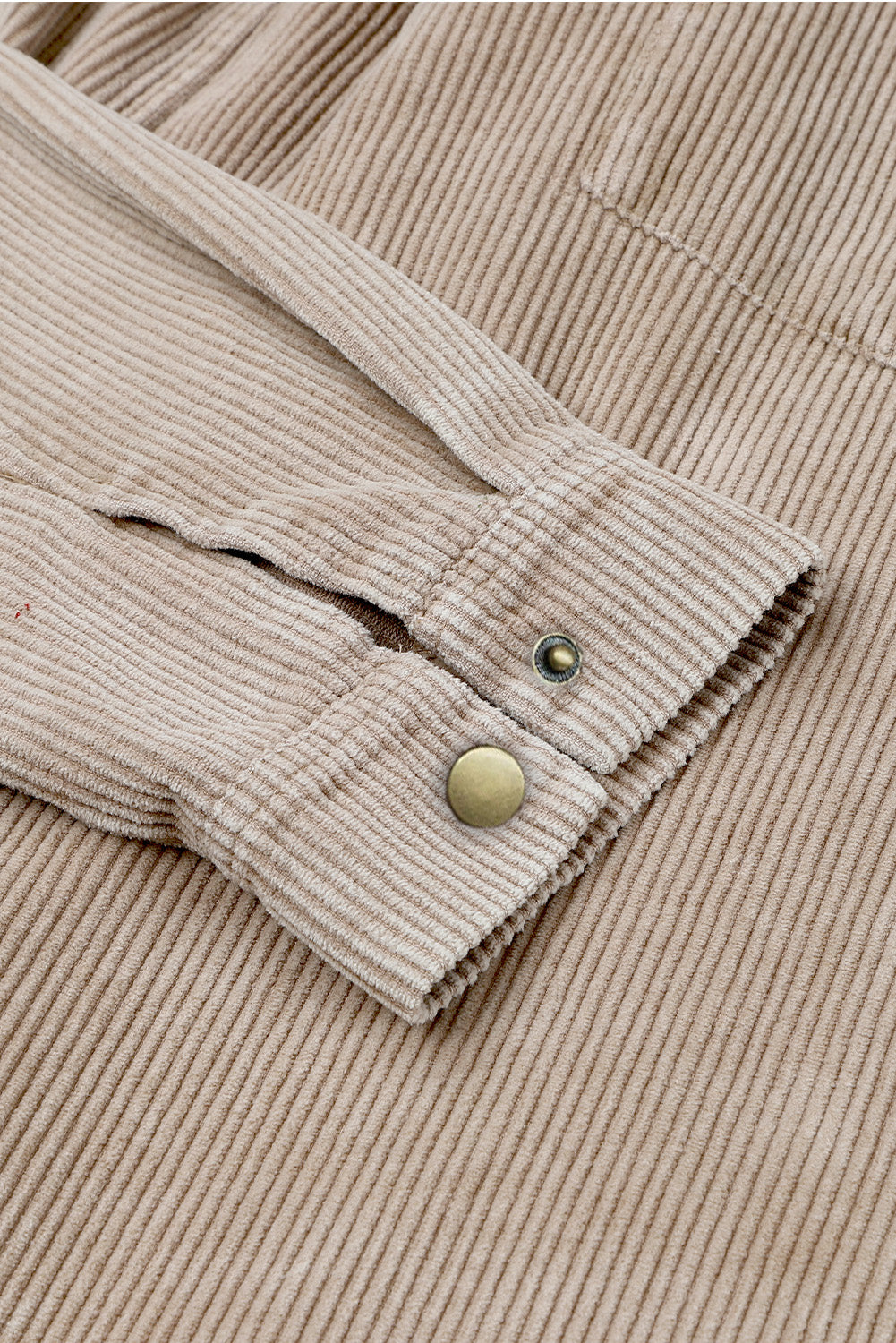 Hooded Corduroy Shacket