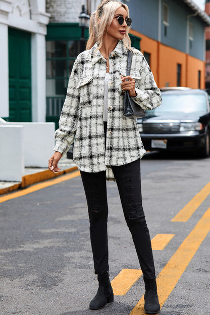 Oversized Plaid Flannel Shacket