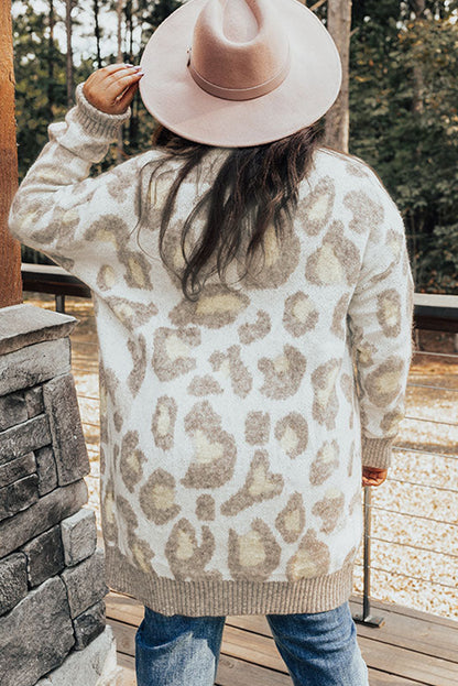 Leopard Pattern Cardigan