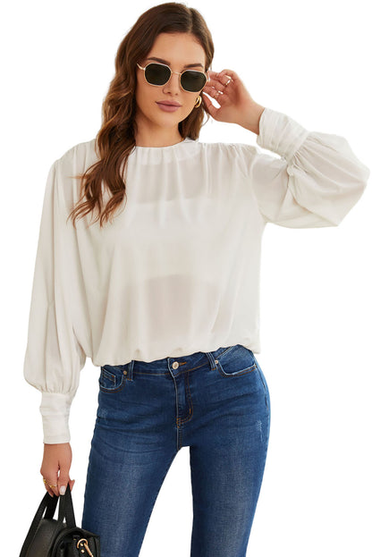 Pleated Loose Blouse