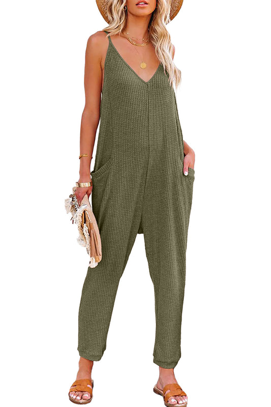 Pocketed Casual Jumpsuit