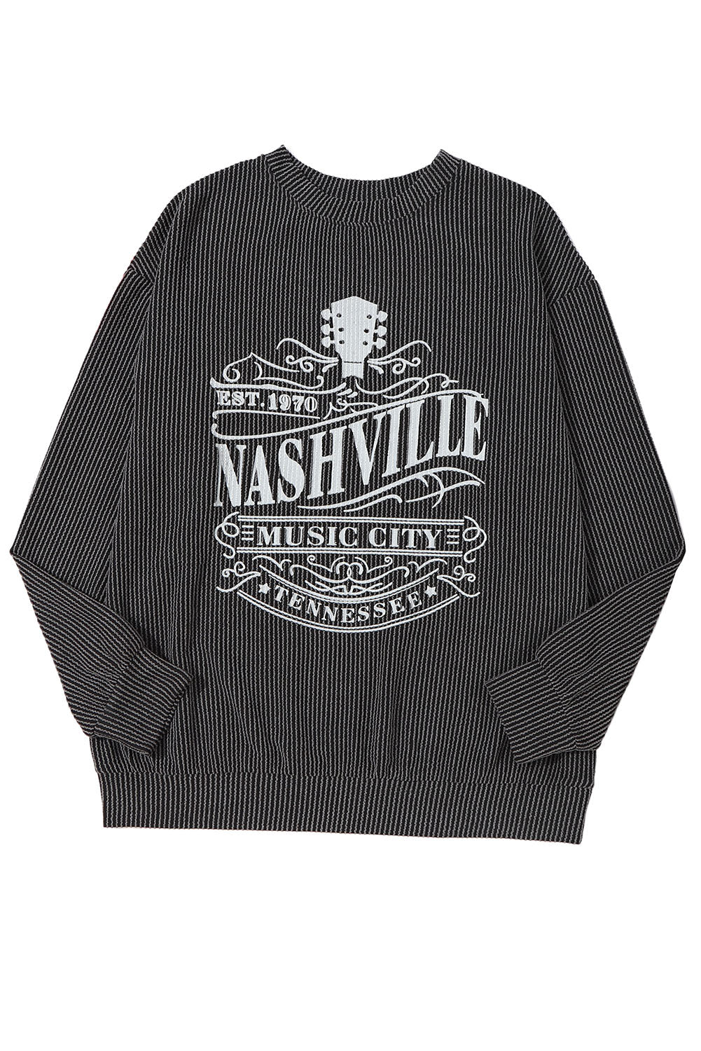 Sudadera con cordón con gráfico de Nashville Music City