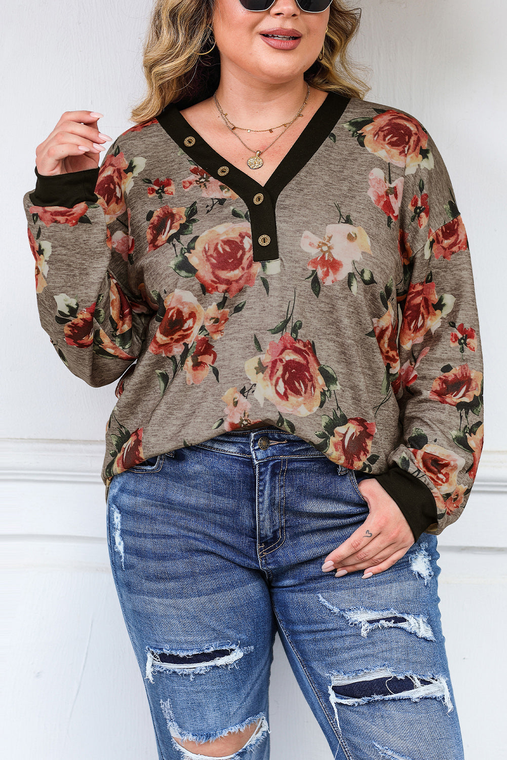 Long Sleeve FloralTop