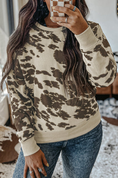 Animal Print Sweatshirt