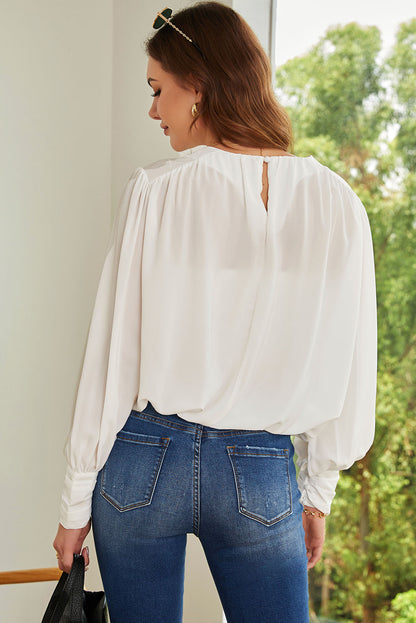 Pleated Loose Blouse