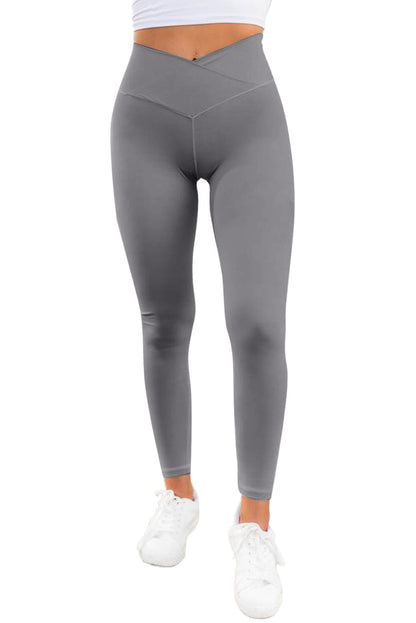 Take your workouts to the extreme with this high-waisted get-up! It's tight-fitting, full-length style ensures you look good while getting the job done. Plus, they're available in two sleek colors—Gray and Black—to let you show off your style. And no matter what activity you choose, you're guaranteed to feel comfy and flexible, as these leggings are made with an 80% Polyamide, 20% Elastane blend. Rock 'em and race 'em—sporty never looked so good!