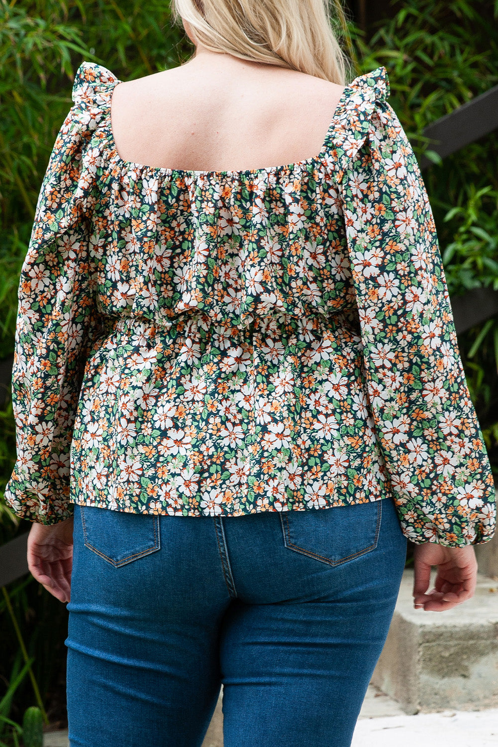 Floral Peplum Top