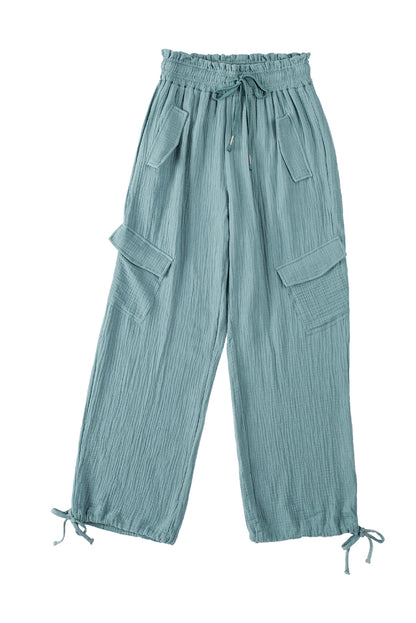 Crinkle Cargo Pants