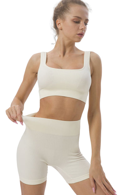 Ribbed Knit Activewear Set