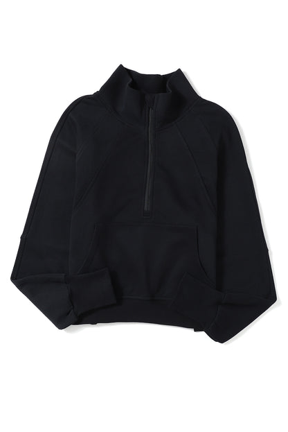 Sudadera con cuello y cremallera 