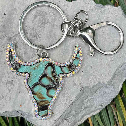 Bull Keychain