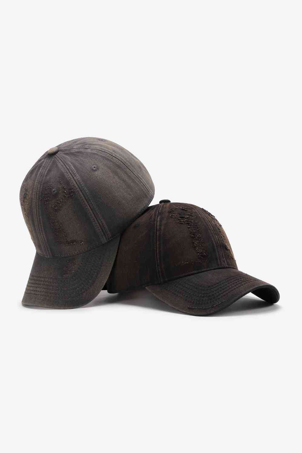 Gorra de béisbol ajustable desgastada