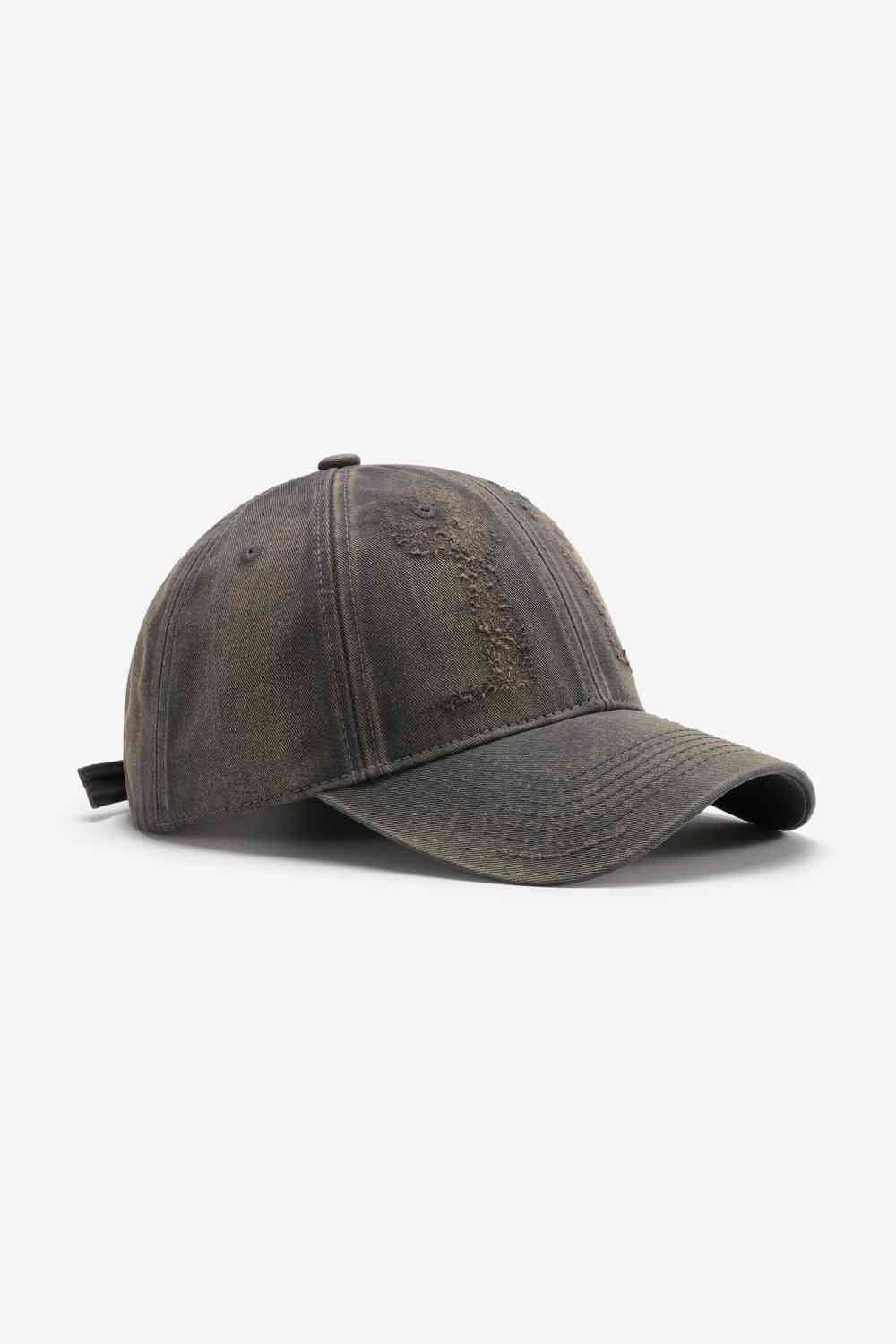 Gorra de béisbol ajustable desgastada