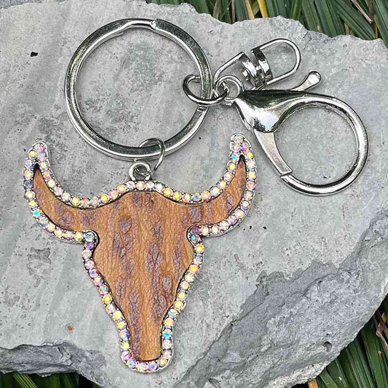 Bull Keychain