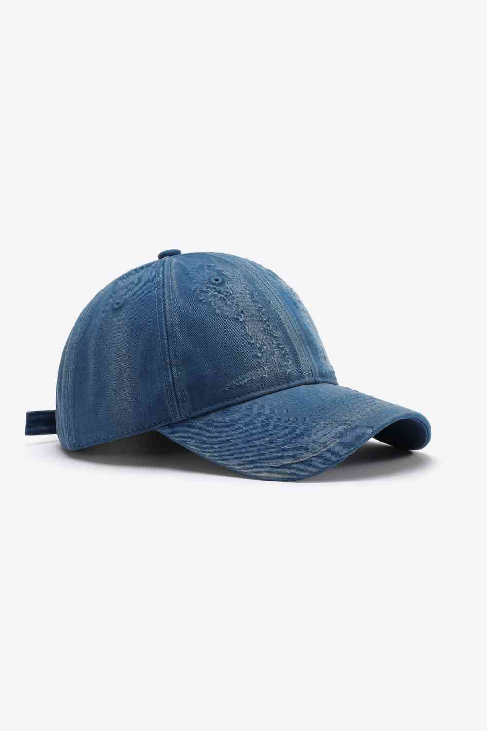 Gorra de béisbol ajustable desgastada