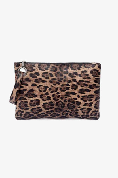 Cartera de piel de leopardo