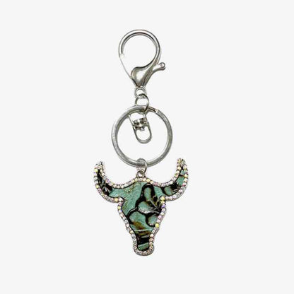 Bull Keychain