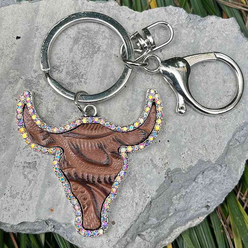 Bull Keychain