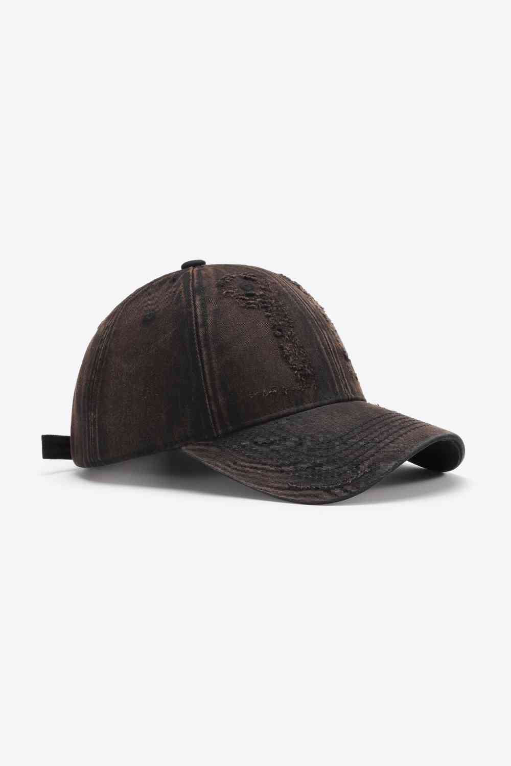 Gorra de béisbol ajustable desgastada