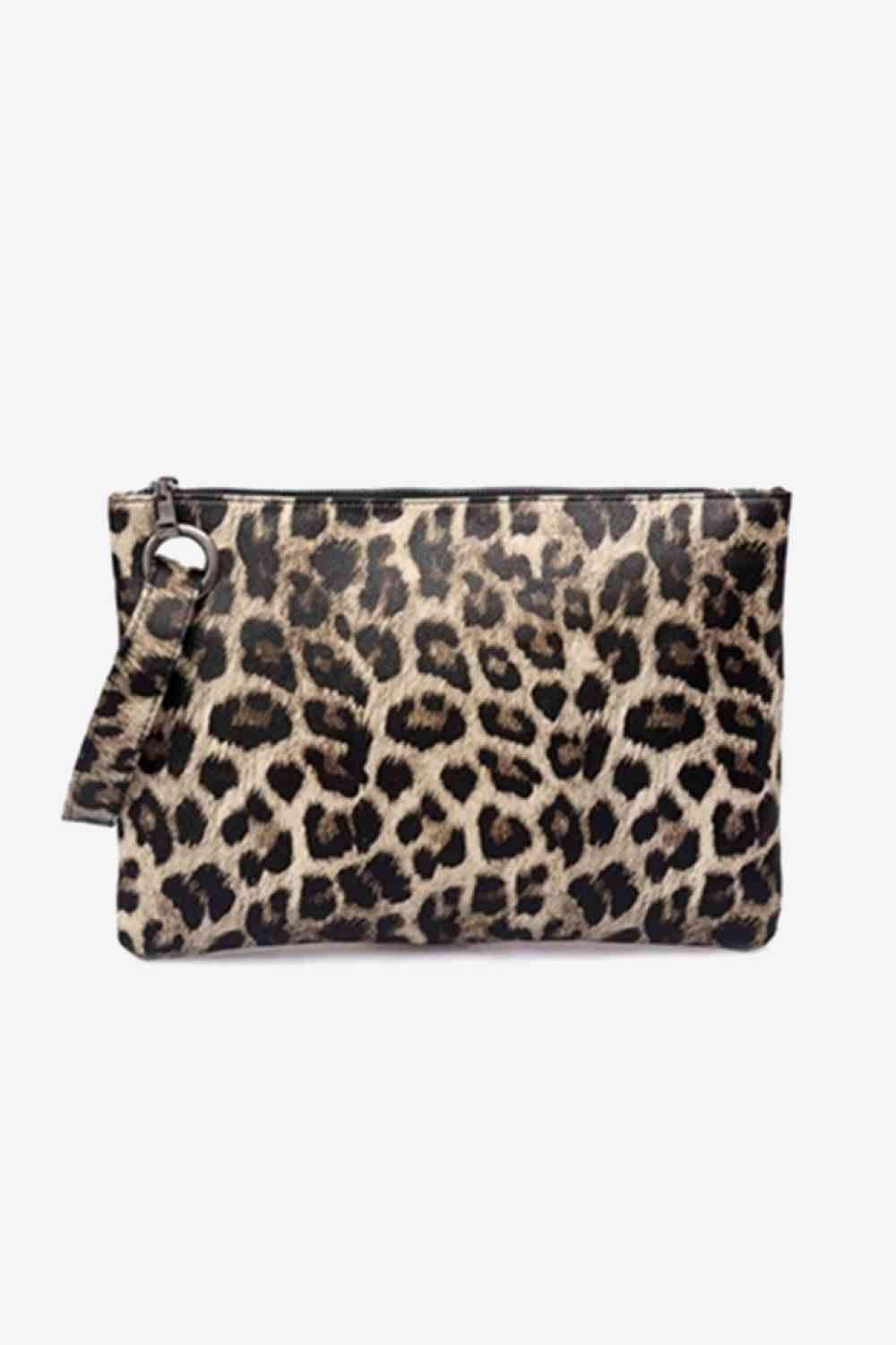 Cartera de piel de leopardo