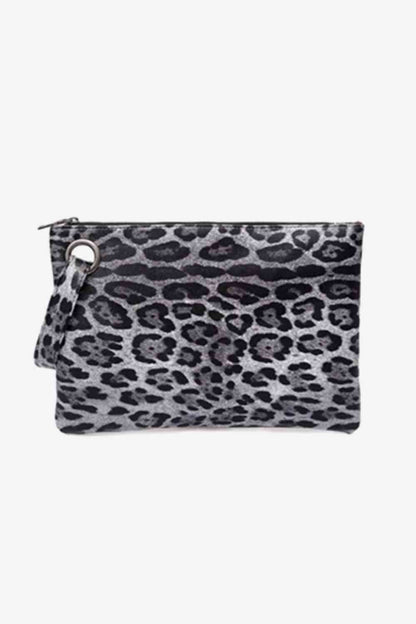 Cartera de piel de leopardo