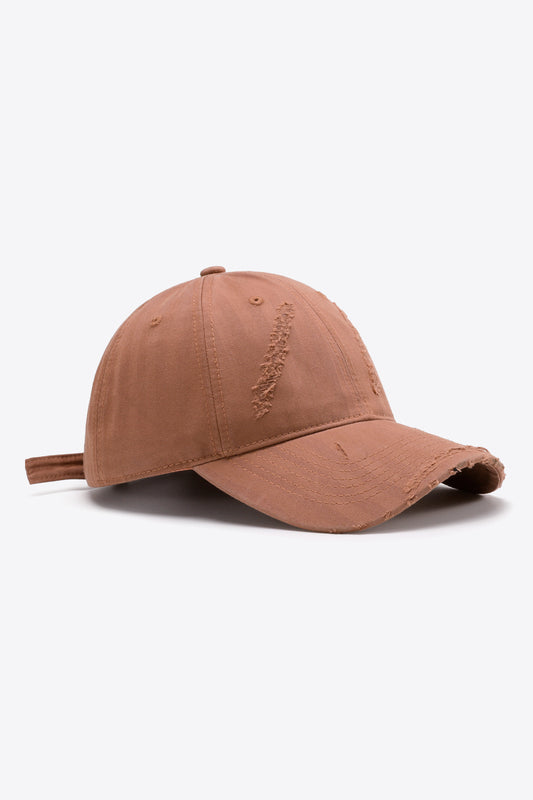 Gorra de béisbol desgastada