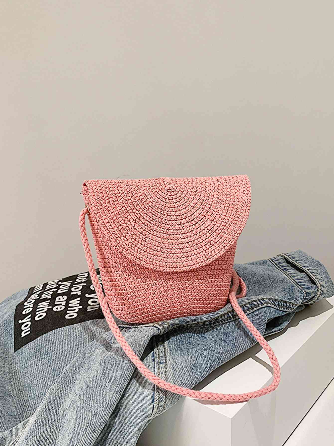 Bolso de hombro de crochet