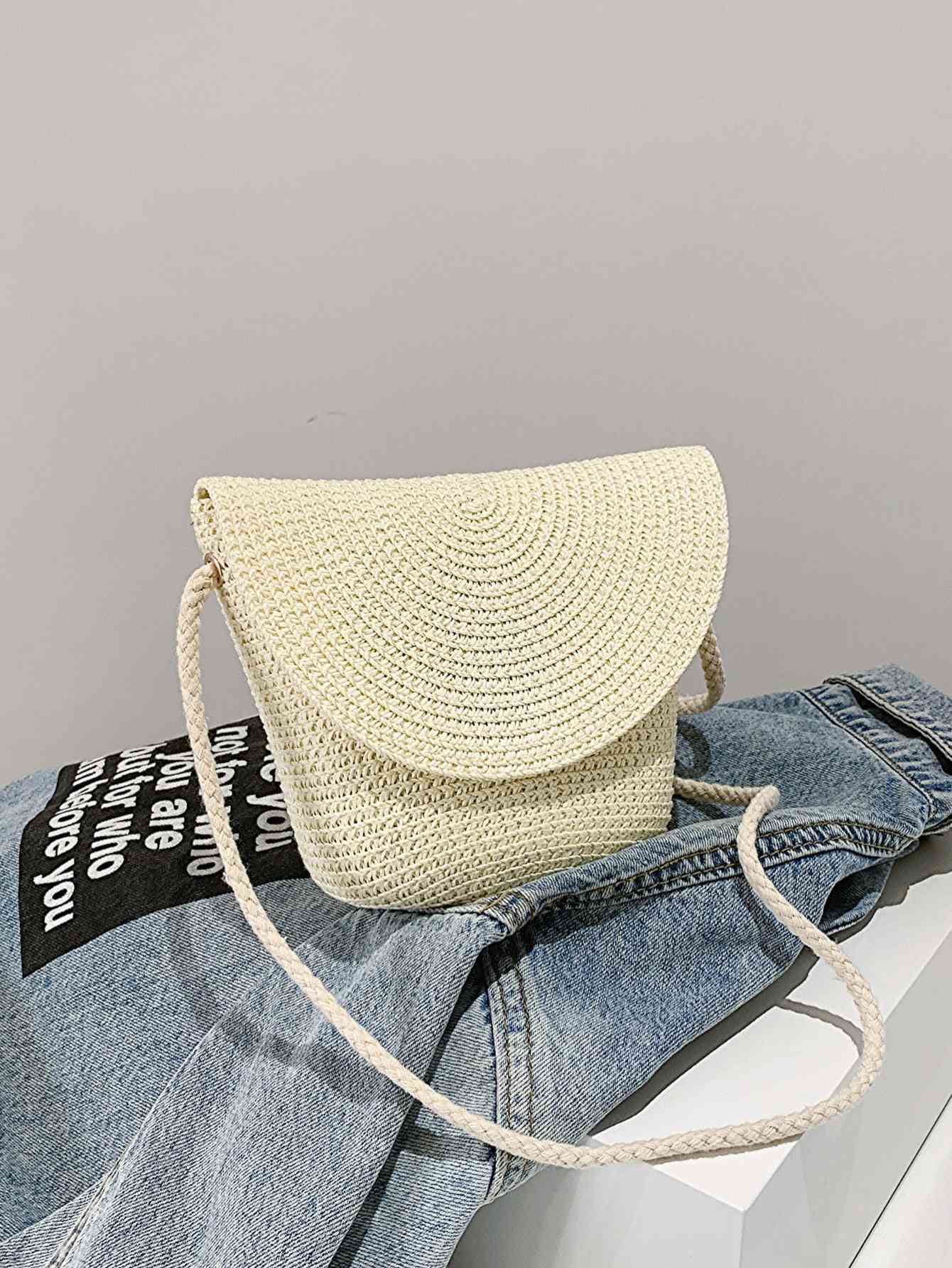 Bolso de hombro de crochet